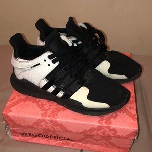 Adidas EQT black and white boys size 4.5